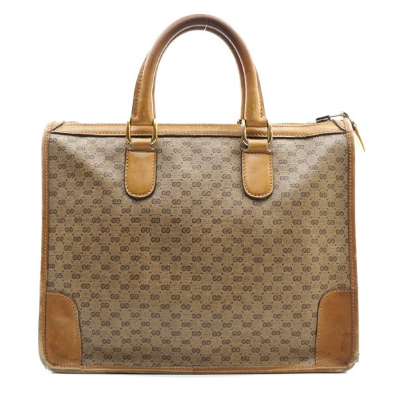 Auth Gucci Micro Gg Hand Bag Brown #15988V12 - Picture 3 of 14